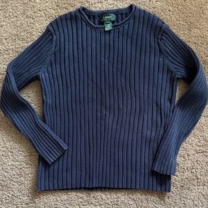 Lauren Ralph Lauren Navy Crewneck Sweater